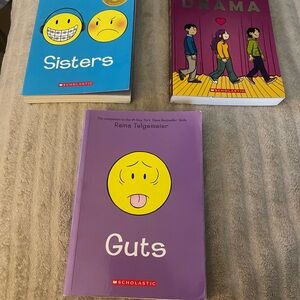 Scholastic Graphic Novels Trio by Raina Telgemeier